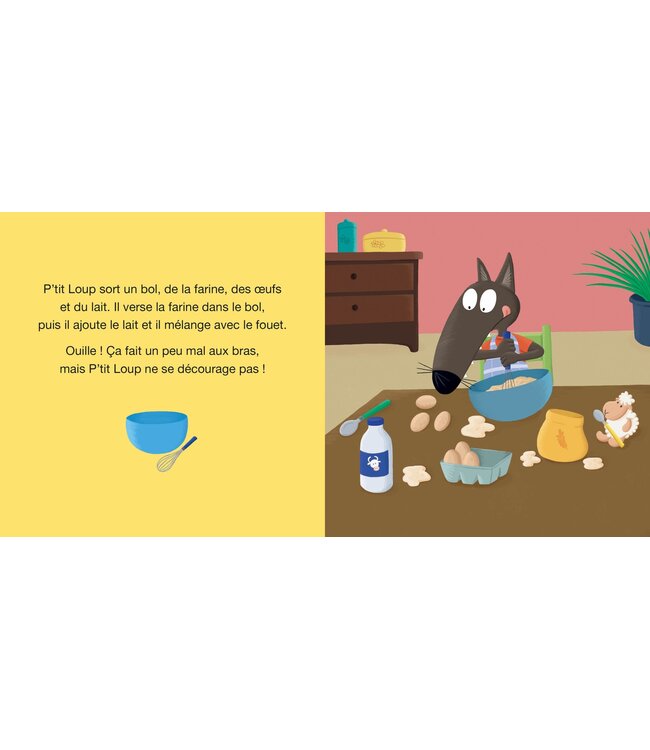 AUZOU LIVRE - P'TIT LOUP FAIT DES CRÊPES