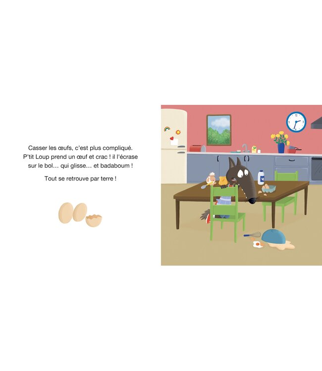 AUZOU LIVRE - P'TIT LOUP FAIT DES CRÊPES