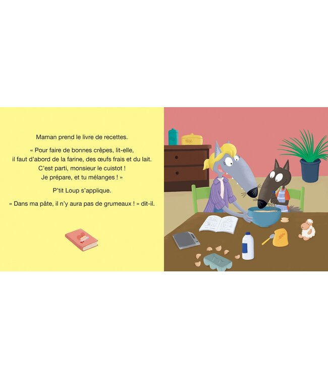 AUZOU LIVRE - P'TIT LOUP FAIT DES CRÊPES