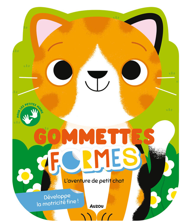 AUZOU MES GOMMETTES FORMES - L'AVENTURE DU PETIT CHAT