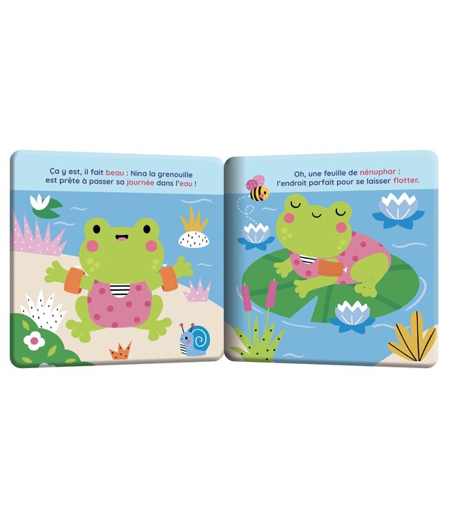 AUZOU MON PREMIER LIVRE DE BAIN - NINA LA GRENOUILLE
