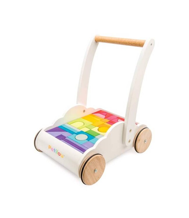 LE TOY VAN TROTTEUR - NUAGE ET ARC-EN-CIEL