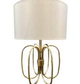 Vintage Mid-Century Brass Loop Lamp