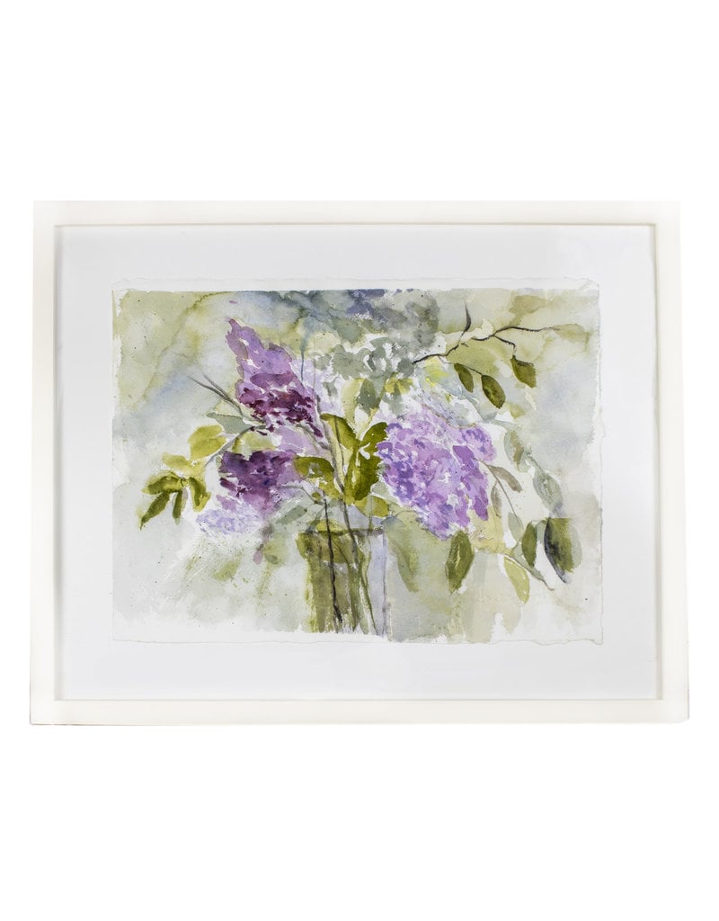 Vintage Lilac Watercolor