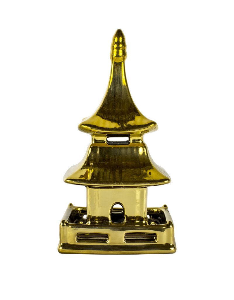 Gold Ceramic Pagoda