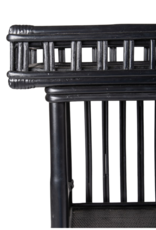 Black Rattan Console