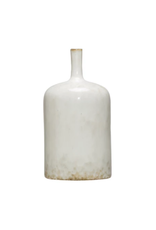 Medium Cream Stoneware Vase