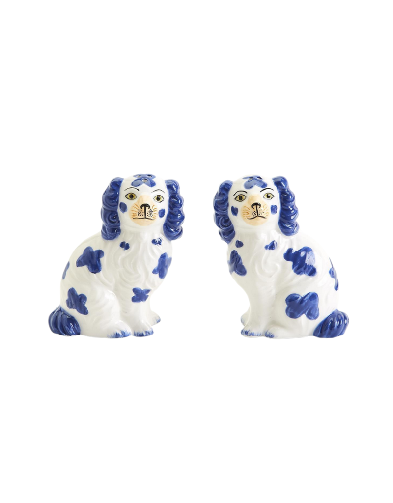 Staffordshire Dog Salt and Pepper Shaker Set Found