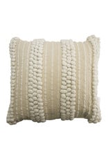 Natural Knit Pom Pom Pillow