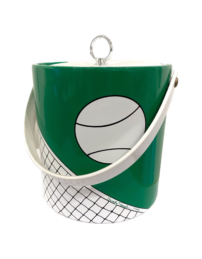 Vintage Green Tennis Ice Bucket