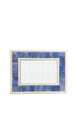 Blue & Ivory Inlay Frame 4x6
