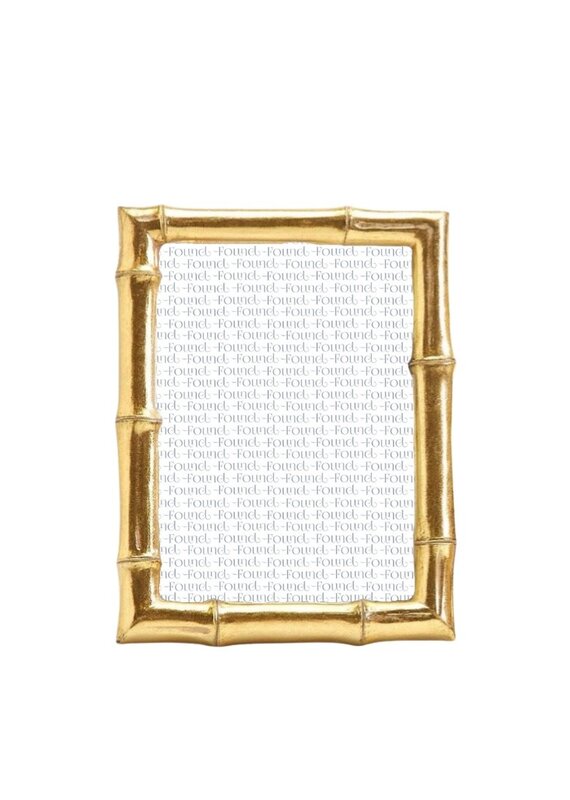 Gold Metal Bamboo Frame 5x7