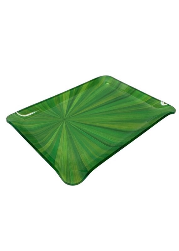 Small Green Starburst Acrylic Tray