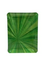 Small Green Starburst Acrylic Tray