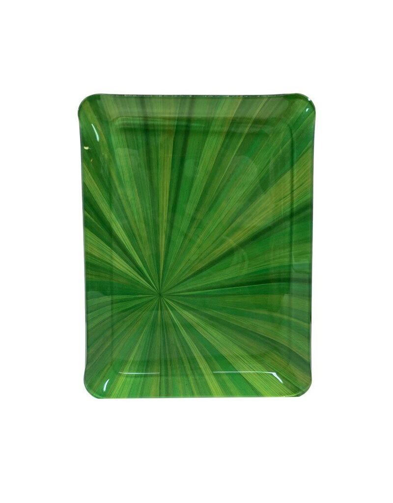 Small Green Starburst Acrylic Tray