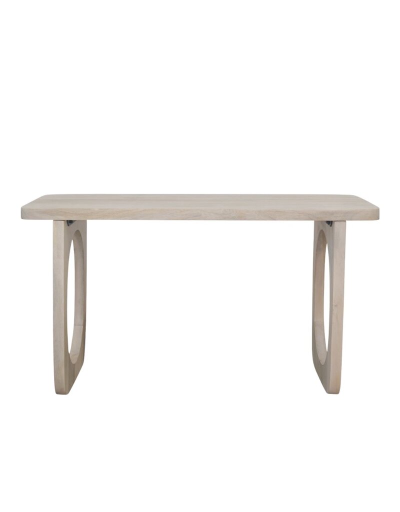 Whitewash Mango Wood Console Table Found