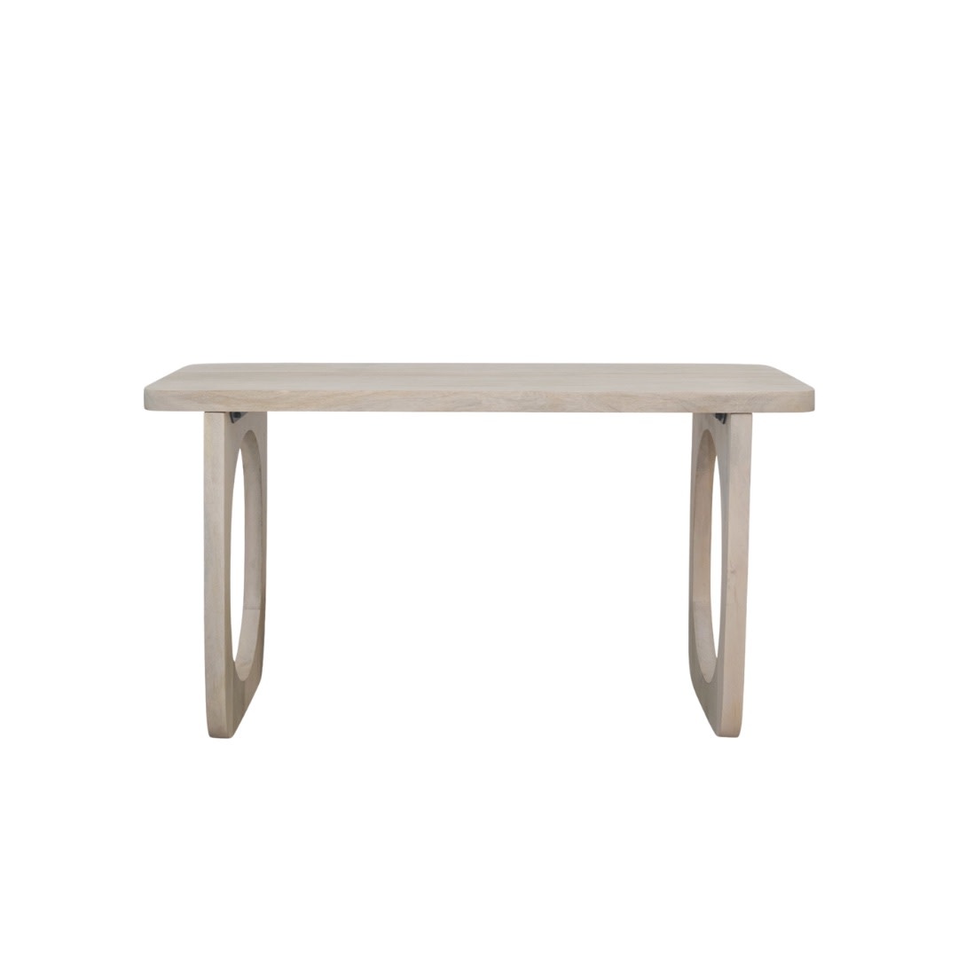 Whitewash Mango Wood Console Table Found