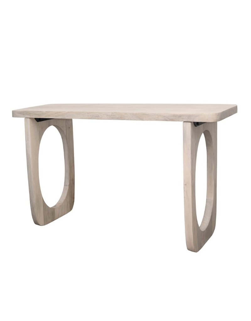 Whitewash Mango Wood Console Table Found