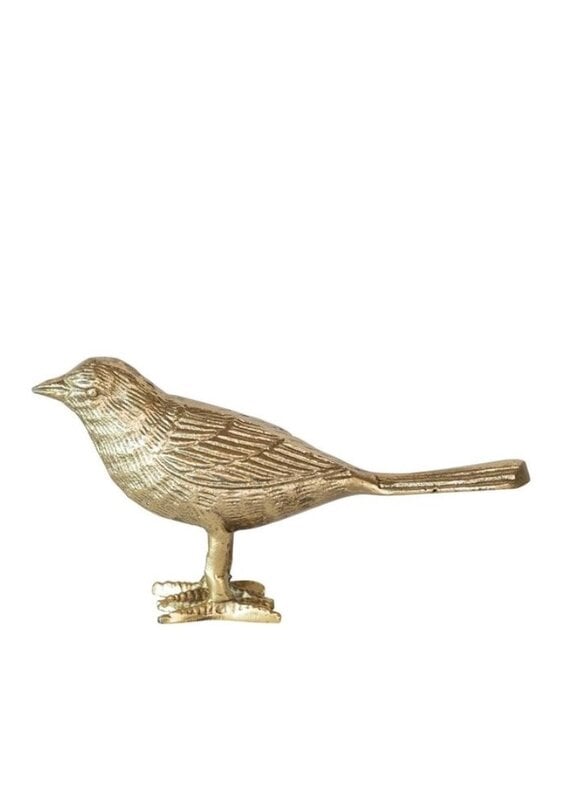 Gold Metal Standing Bird