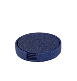 Navy Blue Pebble Coaster Set