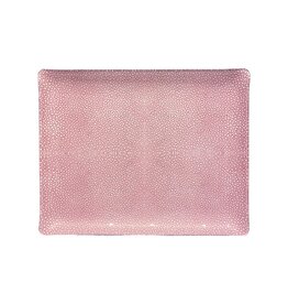 Pink Shagreen Acrylic Tray