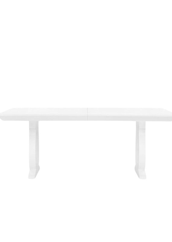 White Lacquer Dining Table