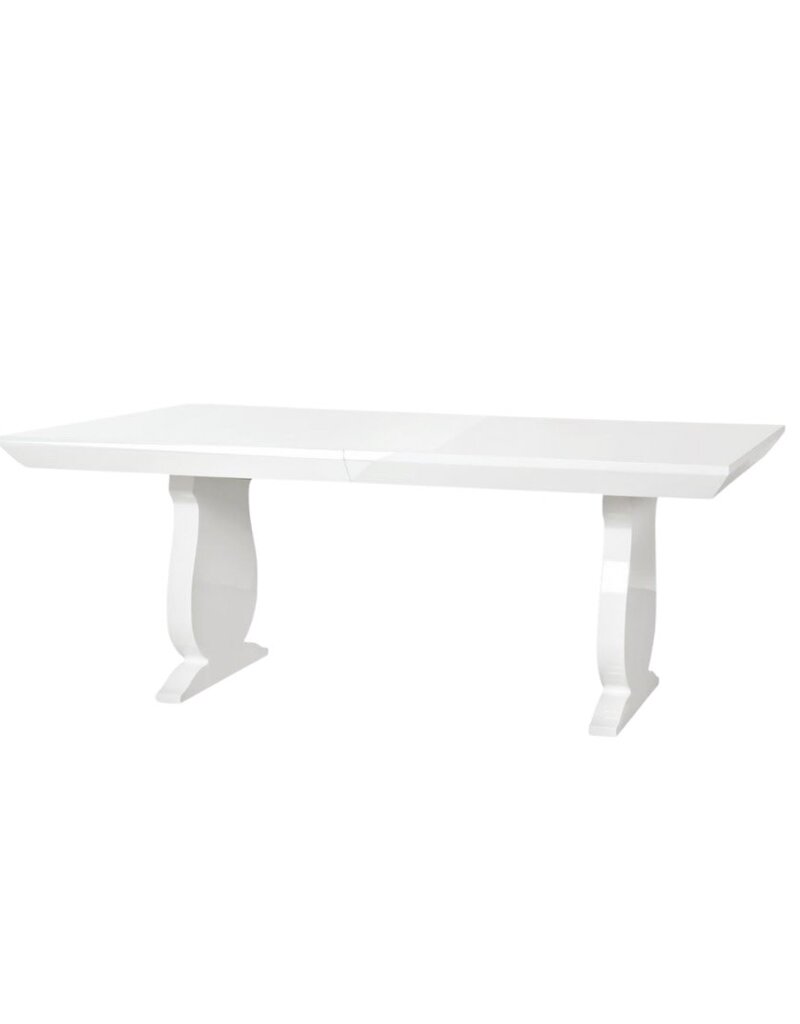White Lacquer Dining Table
