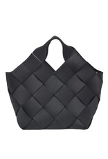 Black Wide Woven Neoprene Bag