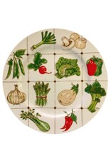 Vintage Set of 8 George Briard Vegetable Dinner Plates