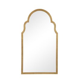 Gold Curved Arch Mirror
