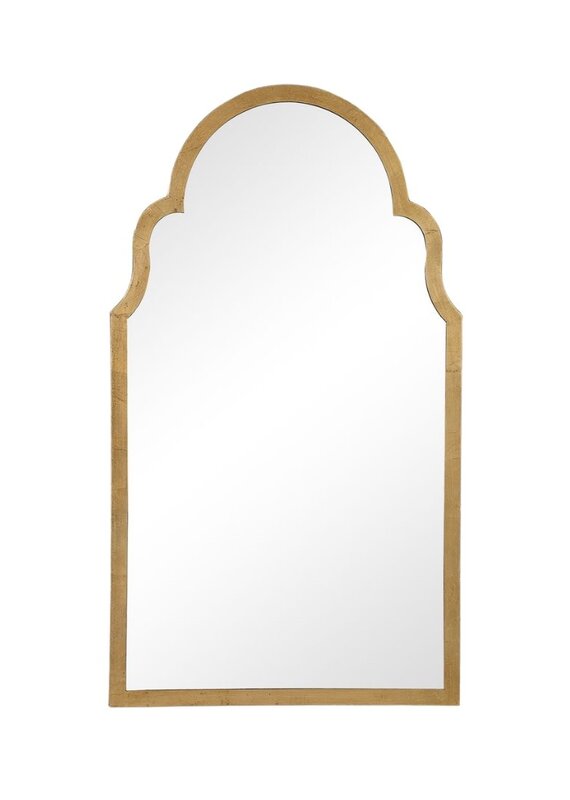 Gold Curved Arch Mirror
