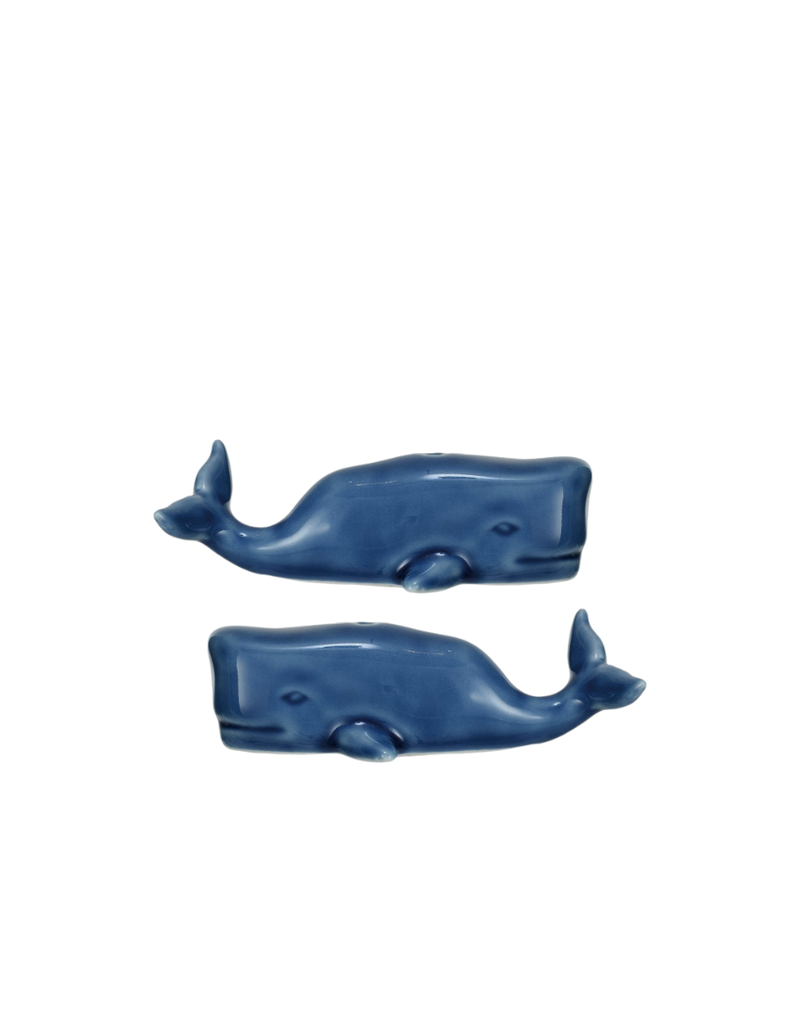Blue Whale Salt & Pepper Shaker Set