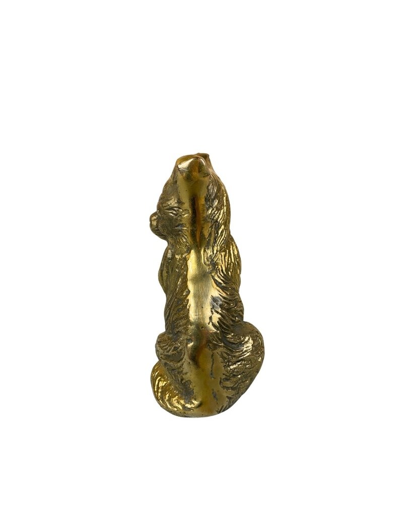 Vintage Small Brass Cat