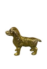 Vintage Small Brass Dog