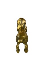 Vintage Small Brass Dog