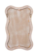 Natural Wavy Bamboo Rectangular Mirror