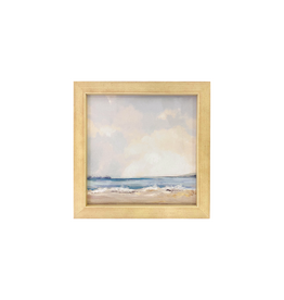 Framed Beach Waves Square Giclée