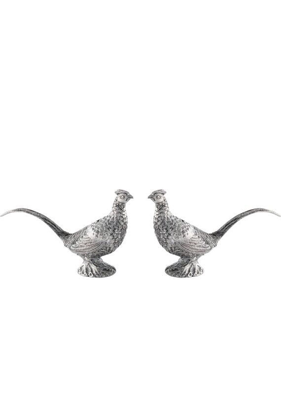 Silver Pheasant Salt & Pepper Shaker Set