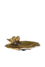 Gold Leaf Dish with Birds