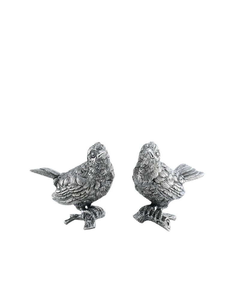 Silver Bird Salt & Pepper Shaker Set