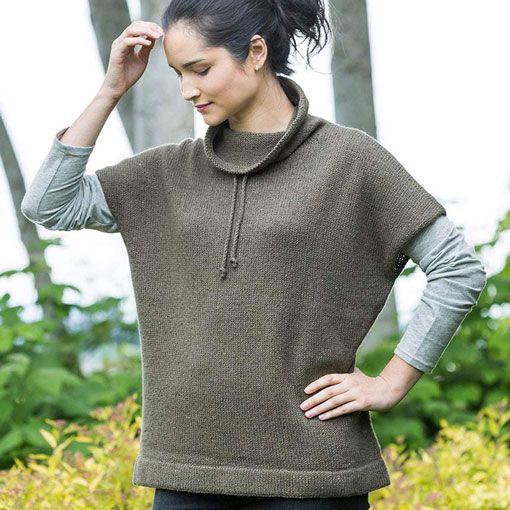 Churchmouse Churchmouse Funnel Neck Pullover