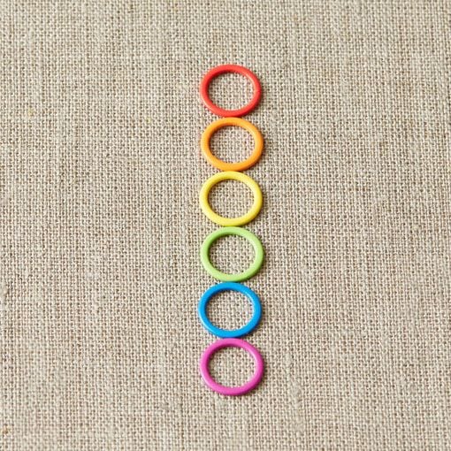 Colored Ring Stitch Markers - River Colors Studio