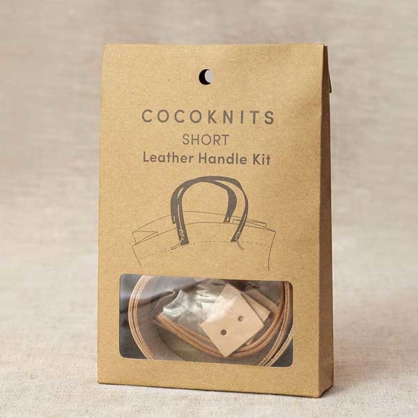 CocoKnits CocoKnits Leather Handle Kit - Short