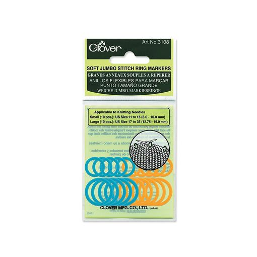 Clover Clover 3108 Soft Jumbo Stitch Ring Markers