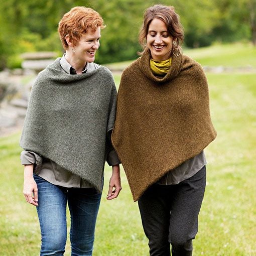 Churchmouse Churchmouse Easy Folded Poncho