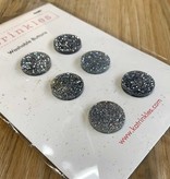 Katrinkles Katrinkles Silver Glitter Acrylic Buttons 3/4"