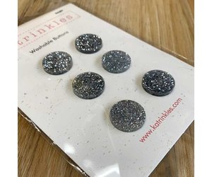 3 Pack Clear Acrylic Embellishment Rhinestone Buttons 25mm