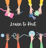 River Colors Studio Learn to Knit Private Lesson