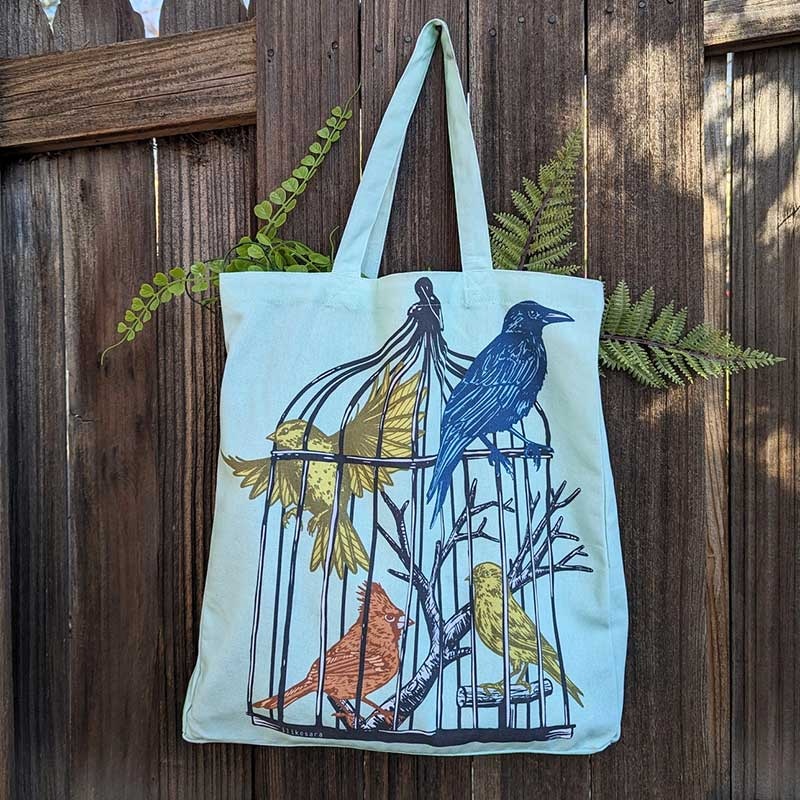 ilikesara ilikesara Caged Birds Tote Bag