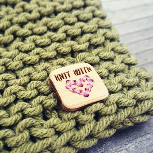 Katrinkles Katrinkles Knit With Love Stitchable Heart Tags